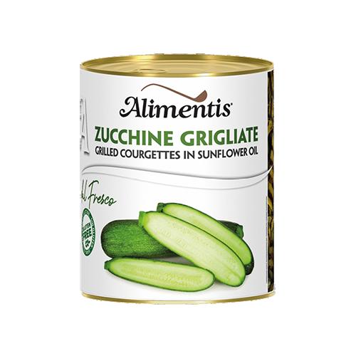 Grilled Courgettes In Sunflower Oil 6x780g