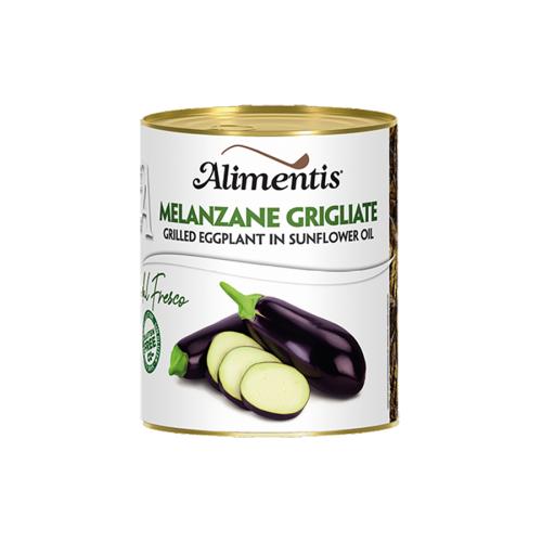 Grilled Aubergines In Sunflower Oil 1x6