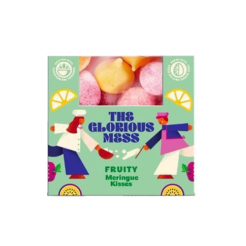The Glorious Mess Fruity Meringue Kisses 12x100g