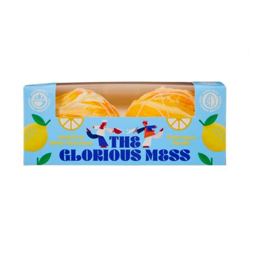 The Glorious Mess 2 Lemon and White Chocolate Meringue Cloud 8x130g