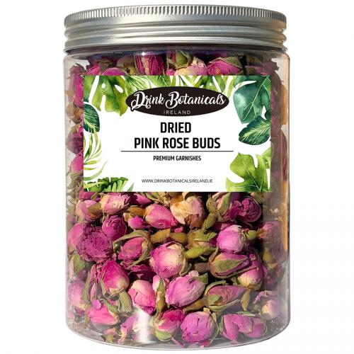 Dried Pink Rose Buds 12x140g (Jar)