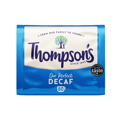 Thompsons Decaf Tea 16x250g (80s)