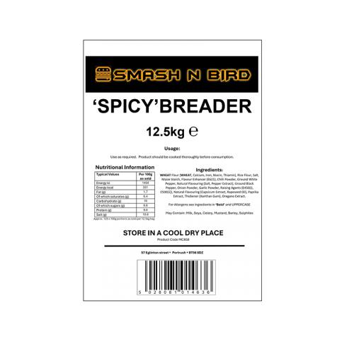Middleton Foods Spicy Breader 1x12.5kg (Smashing N Bird)