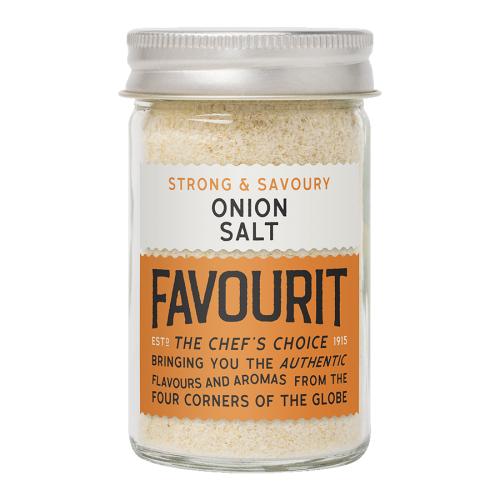 Favourit Onion Salt 6x90g