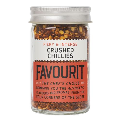 Favourit Crushed Chillies 6x28g