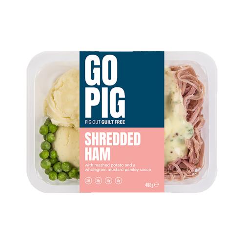 Go Pig Shredded Ham 4x400g 