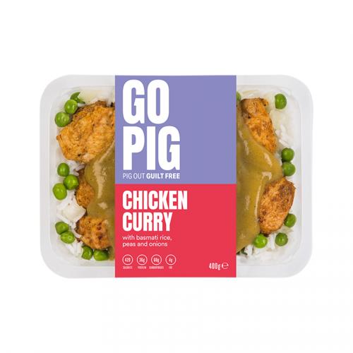 Go Pig Chicken Curry & Rice 4x400g