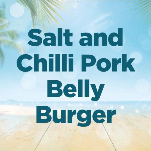 Salt & Chilli Pork Belly Burger