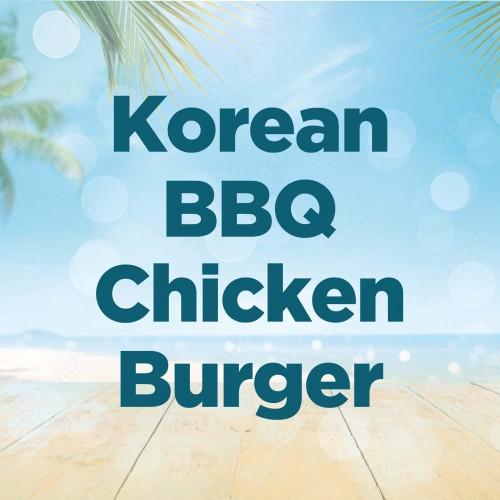 Korean BBQ Chicken Burger