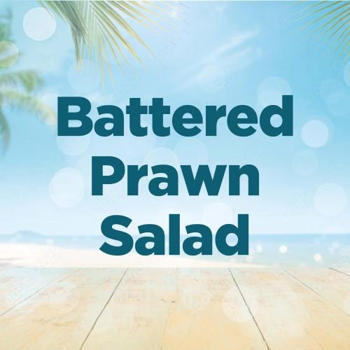 Battered Prawn Salad