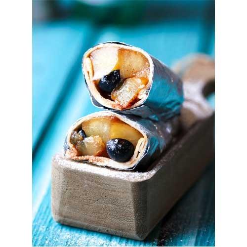 Apple & Blueberry Spiced Burrito