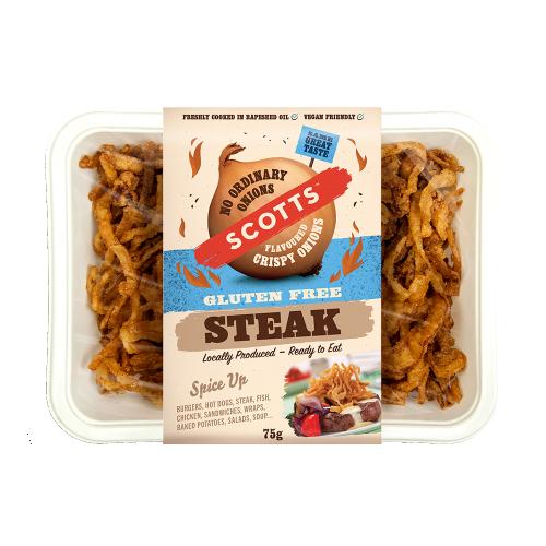 Gluten Free Steak Crispy Onions 12x75g (Scotts Onions)
