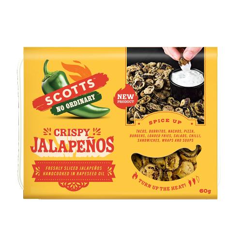 Crispy Jalapeños 12x60g (Scotts Onions)
