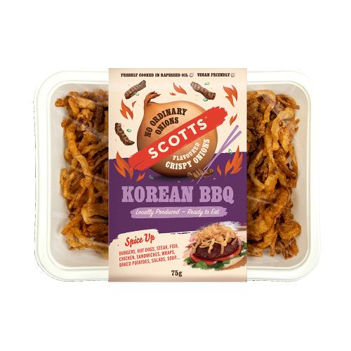 Korean BBQ Crispy onions 12x75g (Scotts Onions)
