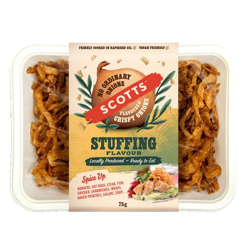 Stuffing Flavour Crispy Onions 12x75g (Scotts Onions)