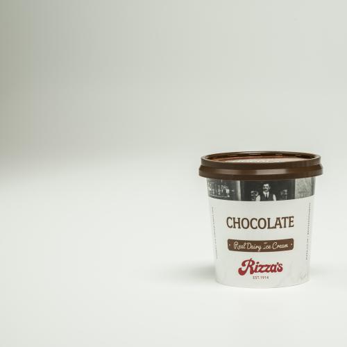 Rizzas Chocolate Ice Cream Tubs 24x125ml