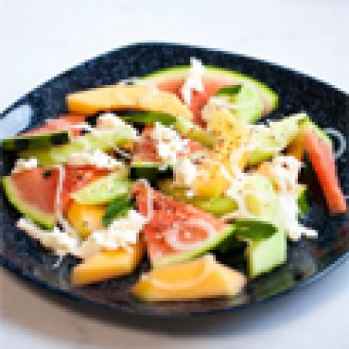 Melon, Mozzarella & Mint Salad