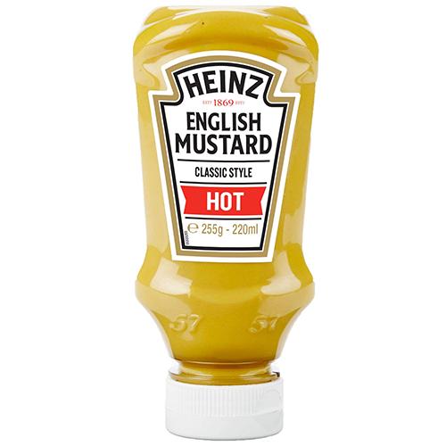 Heinz English Hot Mustard 8x220ml