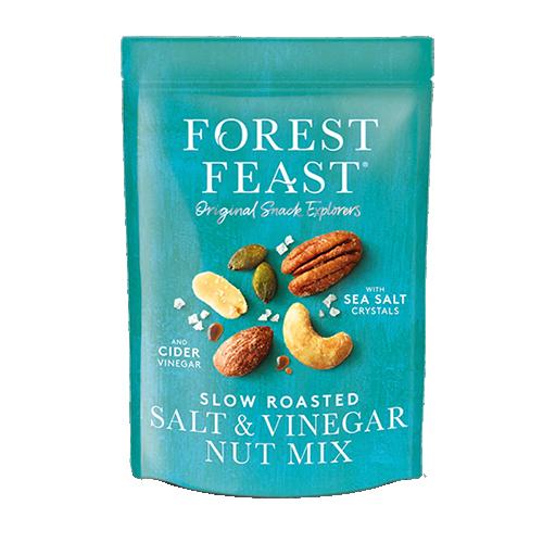 Forest Feast Salt & Vinegar Nut Mix 8x120g