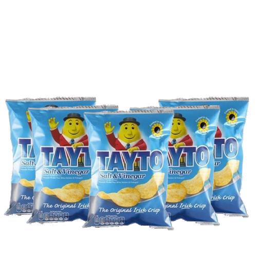 Tayto Salt & Vinegar Crisps 60x37g