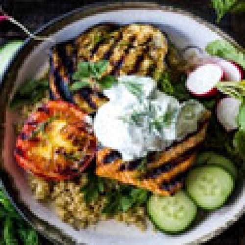 Salmon Tzatziki Bowl