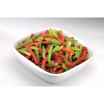 Greens Sliced Peppers Red & Green 10x1kg