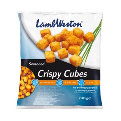 Lamb Weston Seasoned Cubes 4x2.5kg
