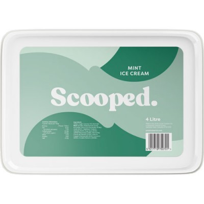 Scooped Mint Ice Cream 2x4ltr