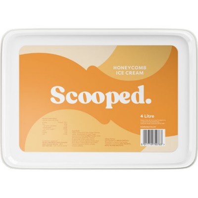 Scooped Honeycomb Ice Cream 2x4ltr