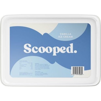 Scooped Vanilla Ice Cream 2x4ltr