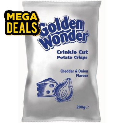 Cheese & Onion Catering Crisps 8x200g