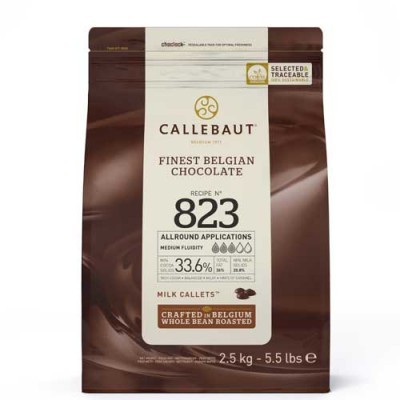 Callebaut Milk Chocolate Buttons 8x2.5kg