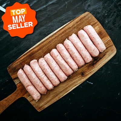 Causeway Prime Fresh Pork Sausages 8'S 1x10lb
