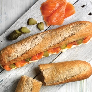 Chefs' Selections Wholemeal Half Baguette 50x135g