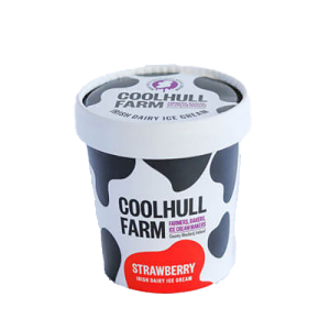 CoolHull Farm Paganini Strawberry Ice Cream 30x125ml 