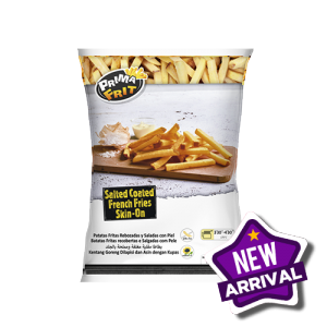 Prima Frit Straight Cut Fries 9mm 4x2.5kg Coated Skin On