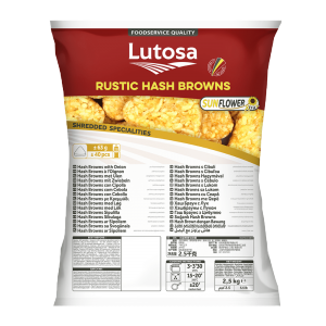 Lutosa Rustic Hash Browns 4x2.5kg