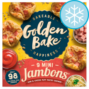 Golden Bake 9 Mini Ham & Cheese Jambon's 10x9 pack