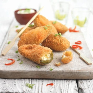 Breaded Stuffed Jalapeno Peppers 6x1kg