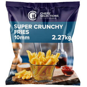 Chefs' Selections Super Crunchy Fries 10mm Skin Off 4x.2.27kg