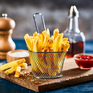 Chefs' Selections Super Crunchy Fries 9mm Skin On 4x2.27kg