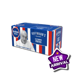Koffmann's Straight Cut Fries 4x2.27kg (10x10mm) Skin On