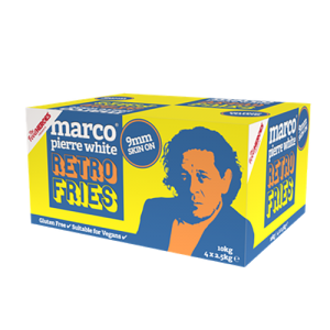 Marco Pierre White Retro Fries 9mm Skin on 4x2.5kg