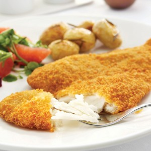 an Der Lee Seafish Breaded Plaice Fillets  5-6oz 24x140-170g