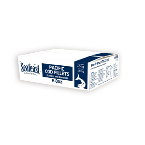 Seafeast Pacific Cod Fillets 1 x 4.54kg (Size 6-8oz)