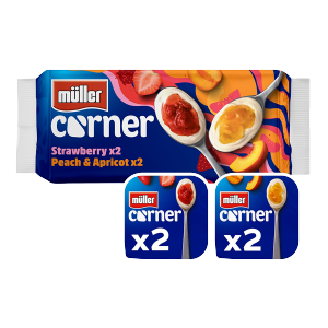Muller Fruit Corner 3x4pk (136G)
