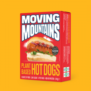 Moving Mountains Hotdog 20x155g (Vegan) - Northern Ireland & Scotland