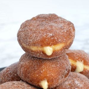 Custard Donut Ball 60x55g (O'Keeffes Bakery)