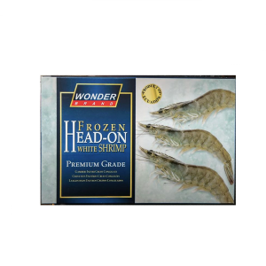 Ecuadorean Vannamei Shrimp 40/50 Head-On Shell-On 10x2kg