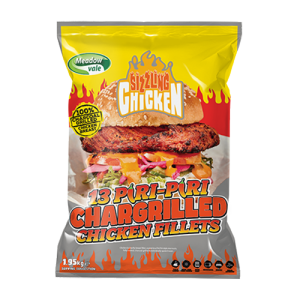 Sizzling Piri Piri Chargrilled Chicken Fillets 2x1.95kg